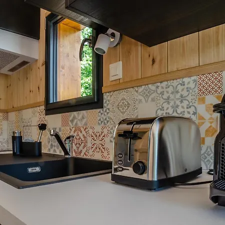 Les Petits Ecrins - Chalets Avec Spas Privatifs Aspres-les-Corps Exterior foto