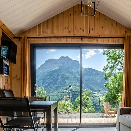 Les Petits Ecrins - Chalets Avec Spas Privatifs Aspres-les-Corps Exterior foto
